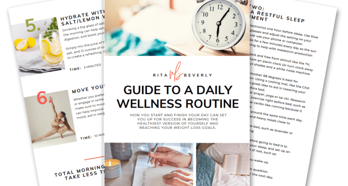 Free Guide to a Daily Wellness Routine | Rita Beverly Wellness